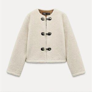 ZARA DOUBLE-FACED TOGGLE JACKET